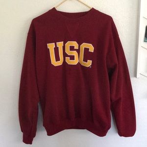 USC crewneck sweater